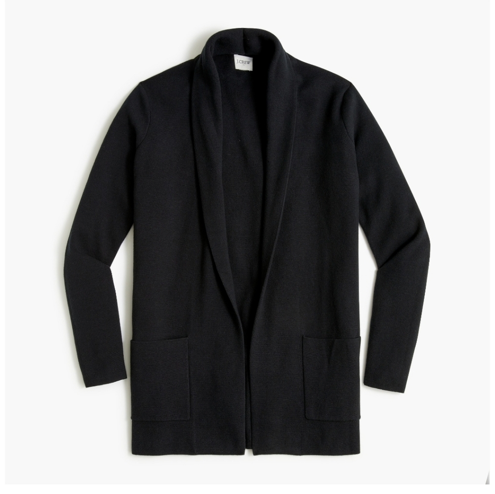 J. Crew Chelsea Black Cardigan